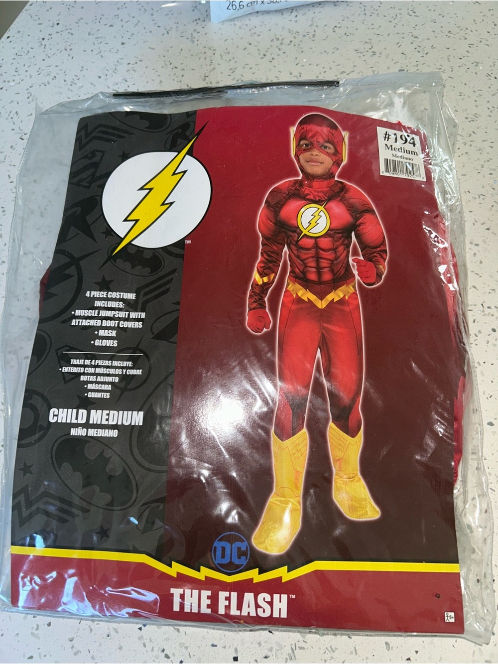 DC The Flash Kids Costume - Red and Yellow